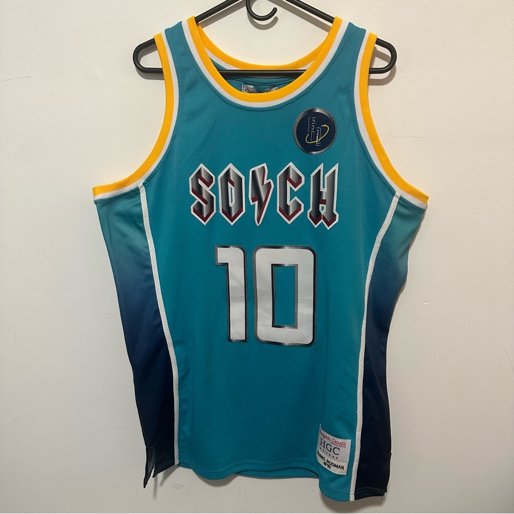 Headgear. Classic NOSTALGIA CO, HGC* DENNIS RODMAN #10 Xtra Large NWT